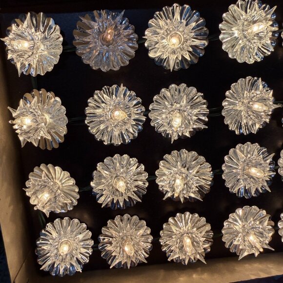 Vintage Kurt Adler Santa's World 35 Diamond Crystal light set Christmas Working - Picture 11 of 16